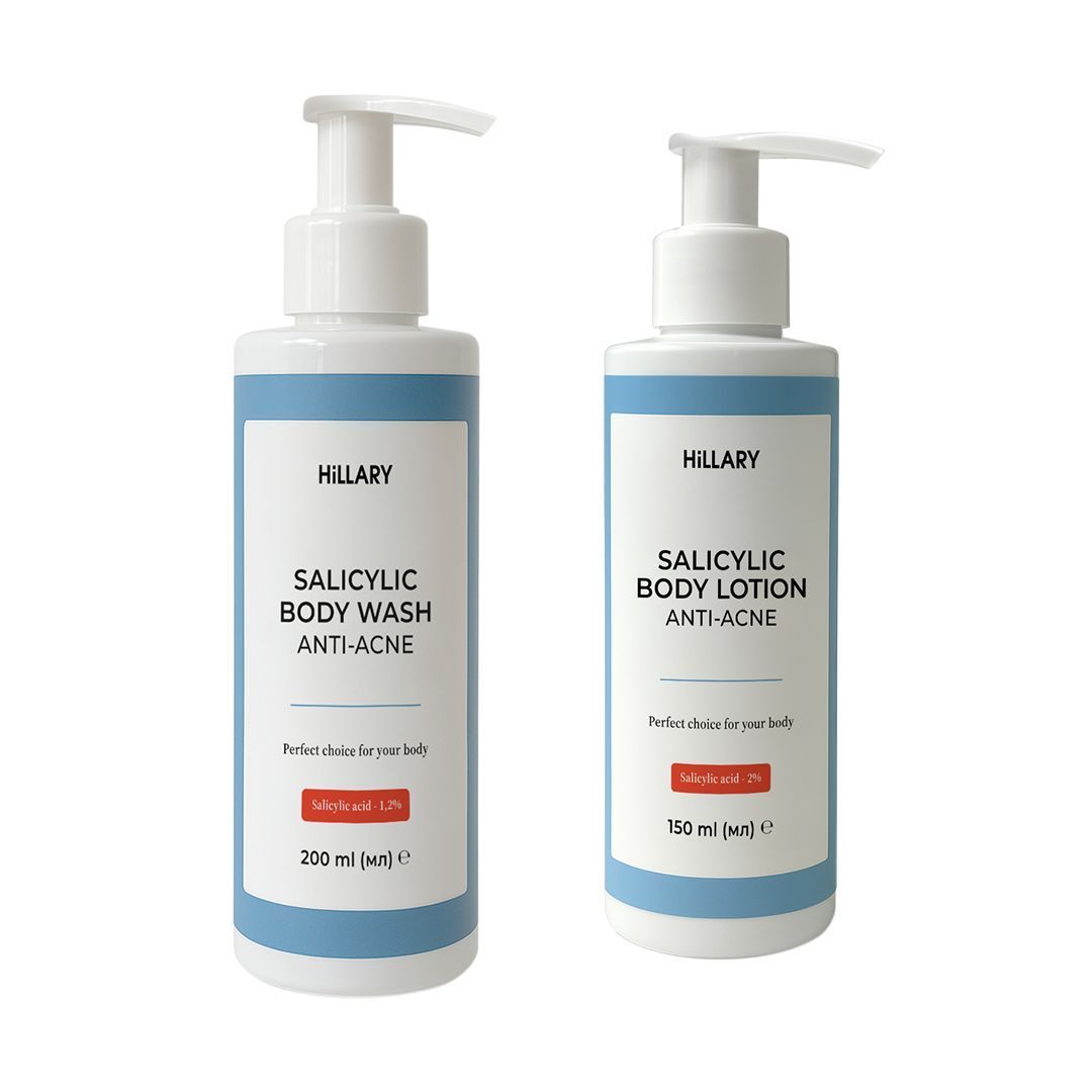 Kompleks do ciała przeciw trądzikowi z kwasem salicylowym Hillary Anti-Acne Body Care Complex