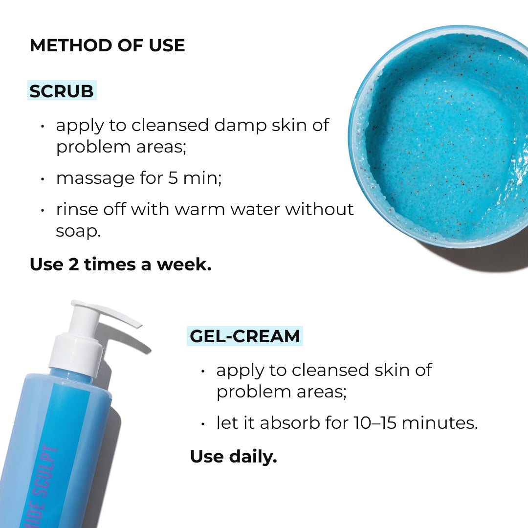 Kurs domowej pielęgnacji antycellulitowej z niacynamidem Hillary Niacinamide Anti-Cellulite Home Care