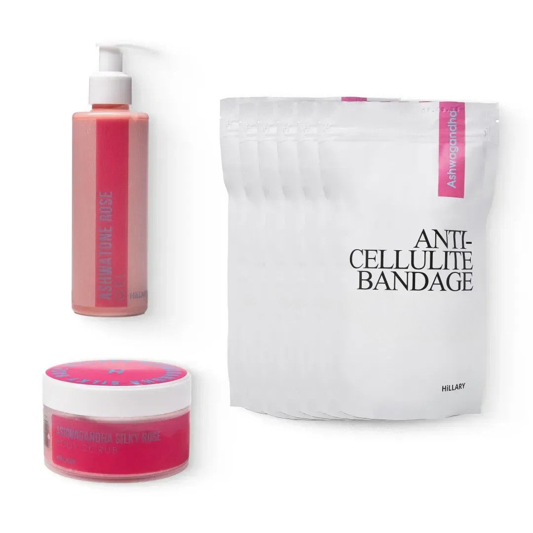 Kurs pielęgnacji antycellulitowej z ekstraktem z ashwagandhy Hillary Ashwagandha Anti-Cellulite Care