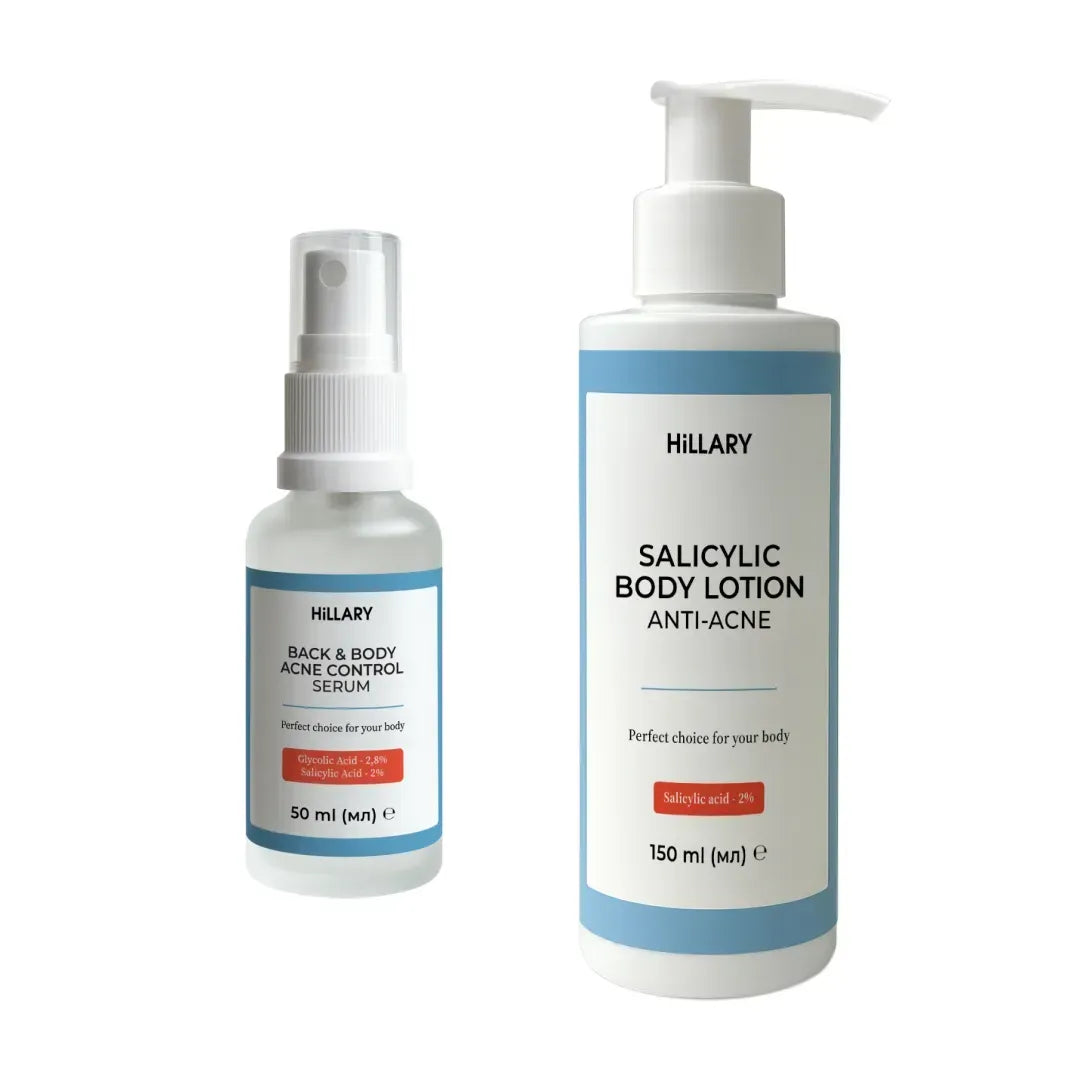 Zestaw do pielęgnacji skóry problematycznej Hillary Back & Body Acne Care Set