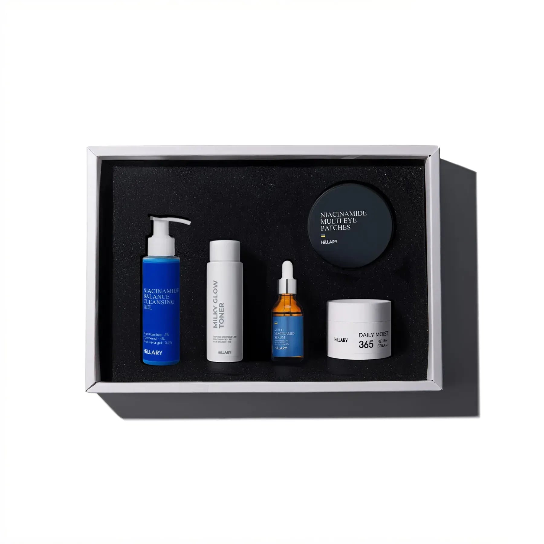 Zestaw do pielęgnacji skóry tłustej i mieszanej Hillary Perfect Niacinamide Sebo Balance