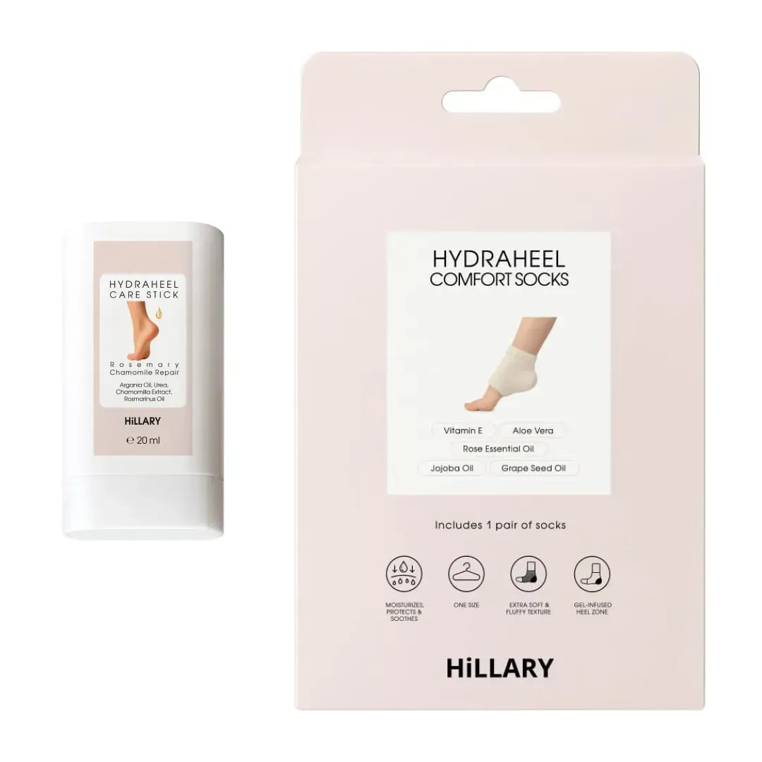 Zestaw do regeneracji i nawilżenia pięt Hillary HydraHeel Repair & Relief Set