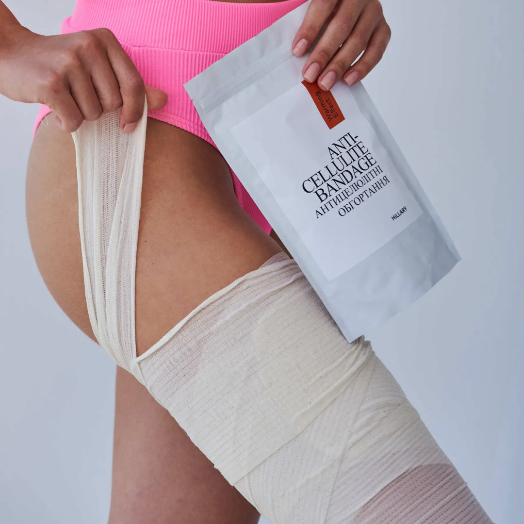 Bandaże antycellulitowe z efektem rozgrzewającym Hillary Anti-Cellulite Bandage Warming Effect