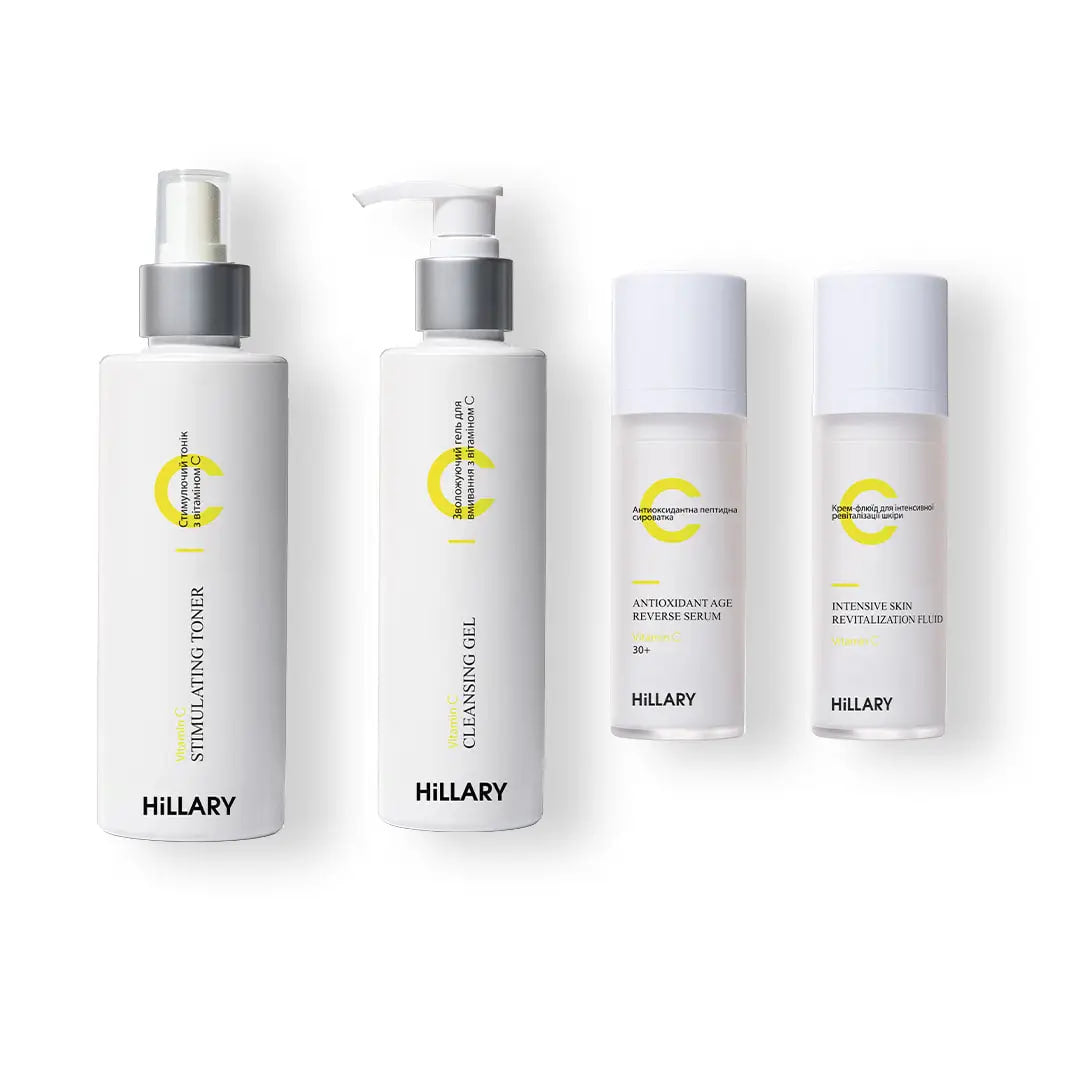 Pielęgnacja przeciwstarzeniowa z witaminą C Hillary Vitamin C Anti-Aging Care