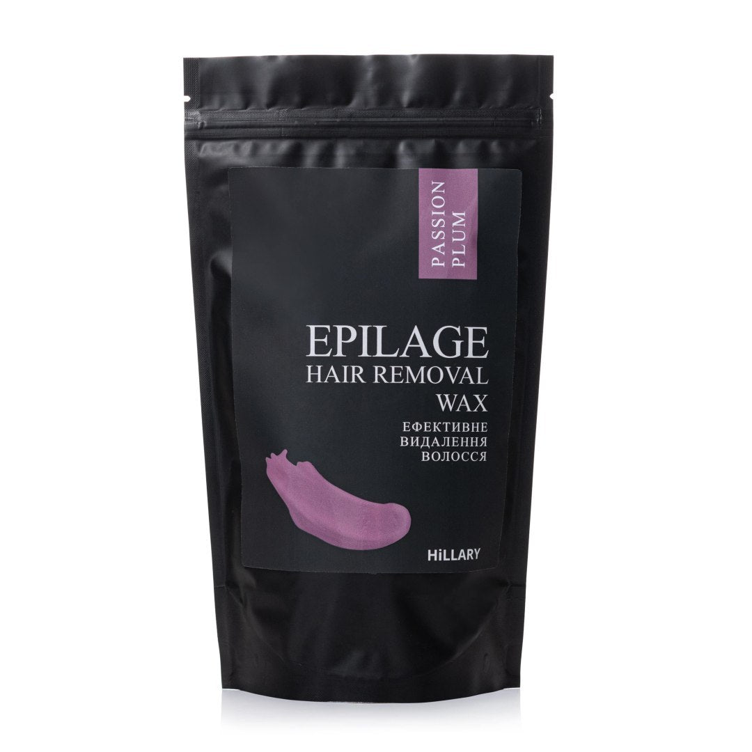 Wosk do depilacji Hillary Epilage Passion Plum, 200 g