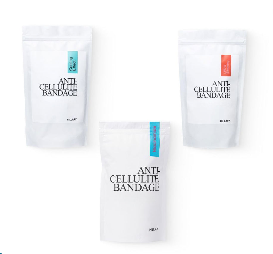 Zestaw chłodzących bandaży antycellulitowych Hillary Cooling Anti-Cellulite Wrap Set