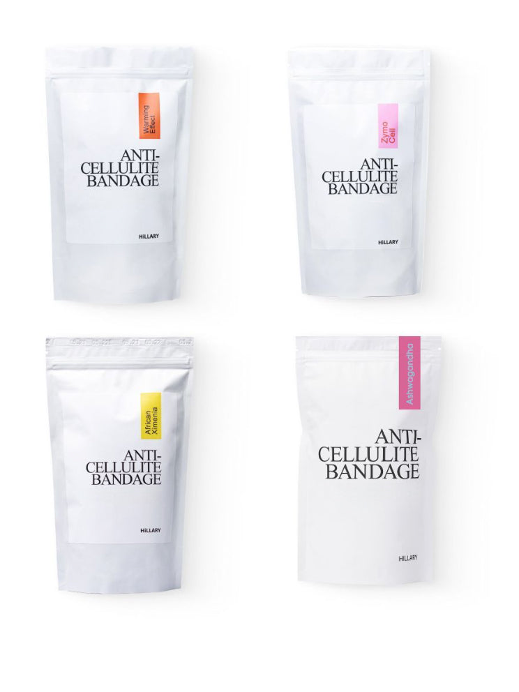 Zestaw rozgrzewających bandaży antycellulitowych Hillary Heating Anti-Cellulite Wrap Set
