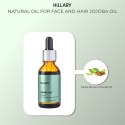 Naturalny olejek do twarzy i włosów Hillary JOJOBA OIL, 30 ml