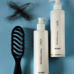 Enzymatyczny peeling do skóry głowy + Kompleks przecziw wypadaniu włosów Hillary Serenoa & PP Hair Loss Control