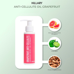 Olejek antycellulitowy Grejpfrut Hillary Grapefruit Anti Cellulite, 100 ml