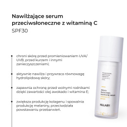 Serum nawilżające z witaminą C i SPF30 Hillary Sunscreen moisturier serum Vitamin C SPF30, 30 ml